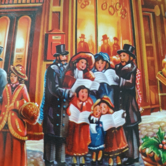 SOLD Jacobsen Bakery EMPTY cookietin featurescharming townscenewithgirls jumping - Picture 9 of 12